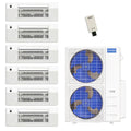MRCOOL 55K BTU 22 SEER2 Ceiling Cassette Mini Split System DIY 5th Gen 6-Zone 6+9+9+9+9+9