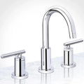 Miseno Two Handle Widespread Bathroom Sink Faucet Polished Chrome