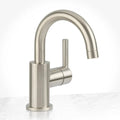 Miseno Mia Single Handle Monoblock Bathroom Sink Faucet Brushed Nickel