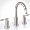 Miseno Two Handle Widespread Bathroom Sink Faucet Brushed Nickel