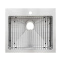 Miseno 24"x16" Undermount Kitchen Sink Stainless Steel 16-Gauge Single Bowl
