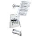 Miseno Elysa 2 GPM Tub and Shower Trim Package Chrome MTS-650625-S-CP