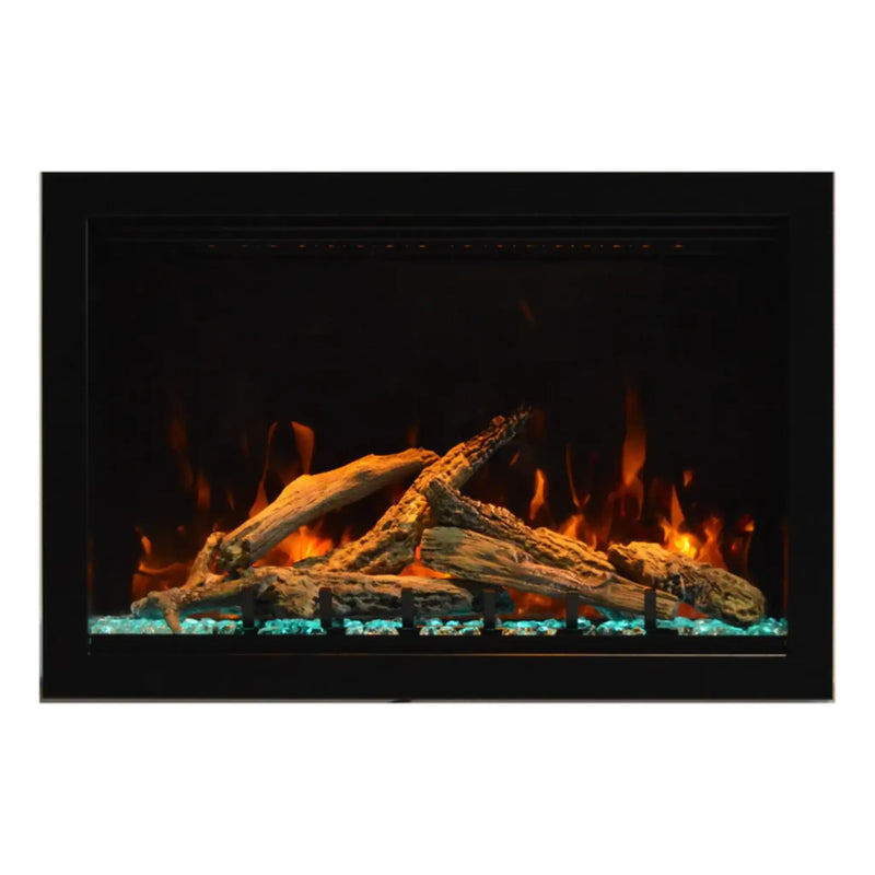 Amantii 33" Electric Fireplace Traditional Lumina Smart Indoor/Outdoor