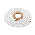 No-Tear Insulated Line Set White 50 Ft 3/8" LL 7/8" SL NTLS38783850-W