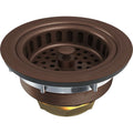 PROFLO 4.38" Brass Basket Strainer In Oil Rubbed Bronze Fits 3.5" Drains