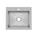 PROFLO Sault 25" X 22" Stainless Steel Single Basin Kitchen PFDM1B252291
