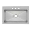 PROFLO Sault 33" X 22" Stainless Steel Single Basin Kitchen PFDM1B332293