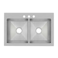 PROFLO Sault 33" X 22" Stainless Steel Double Basin Kitchen PFDM2B332293