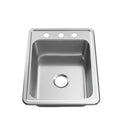 PROFLO Bealeton 17" X 22" Stainless Steel Single Basin Kitchen Sink