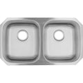 PROFLO Plomosa 32.3125" X 18.5" Stainless Steel Double Basin PFUC207A
