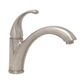 PROFLO 1.5 GPM Single Hole Kitchen Faucet And Escutcheon In Brushed Nickel