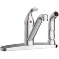 PROFLO 1.5 GPM Standard Kitchen Faucet With Side Spray And Escutcheon