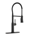 PROFLO Basque 1.5 GPM Kitchen Faucet And Escutcheon In Matte Black