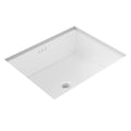 Proflo 19.875" Rectangular Vitreous China Undermount Bathroom Sink in White