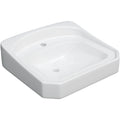 Proflo 20.625" Rectangular Bathroom Sink Single Hole with Overflow in White