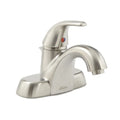 Proflo 1.2 GPM Centerset Deck Mount Bathroom Sink Faucet in Brushed Nickel