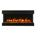 Remii Smart Electric Fireplace Bay Slim 3-Sided Indoor Outdoor 120V