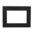 Remii Classic Lumina 38" 4-Sided Trim Kit for Electric Fireplace Black