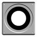 Rinnai White Retrofit Wall Plate
