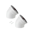 Rinnai 3"/5" 45 Degree Elbow Vent Connector 2 Pieces