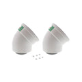 Rinnai 45 Degree Elbow Polypropylene Concentric Venting System 2 Pieces