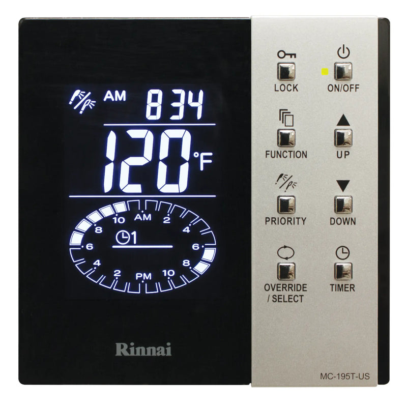 Zone Control Unit Rinnai Rinnai Wired Temperature and Re-Circulation Controller