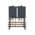 Rinnai Commercial Rack Systems Freestanding With Two Tankless Water Heaters
