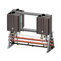 Rinnai Commercial Rack System 3 Unit Tankless Water Heaters Freestanding