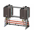 Rinnai Freestanding Indoor Rack System With 4 Unit Tankless Water Heaters