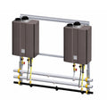 Rinnai Commercial Rack System With 2 Unit Wall Mount Tankless Water Heaters