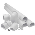 White Line Set Cover Guard Complete Wall Duct Kit