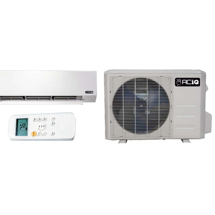 ACiQ 17.5 SEER Mini Split System ACIQ-36W-HP230B 36000 BTU Single Zone Wall Mounted with WiFi 208/230V 1-Phase 60Hz