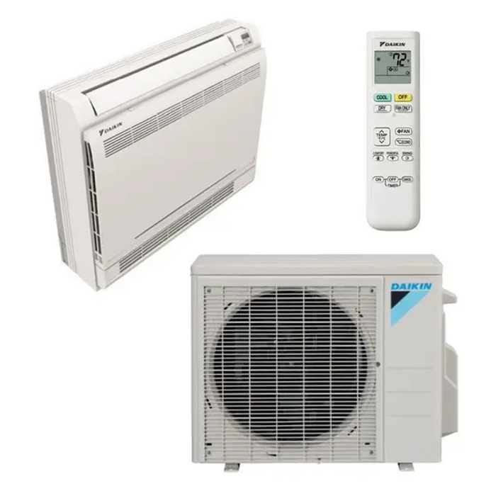 Daikin 15000 BTU 20 SEER Mini Split Inverter System FVXS15NVJU Floor Mounted Single Zone Aurora Series