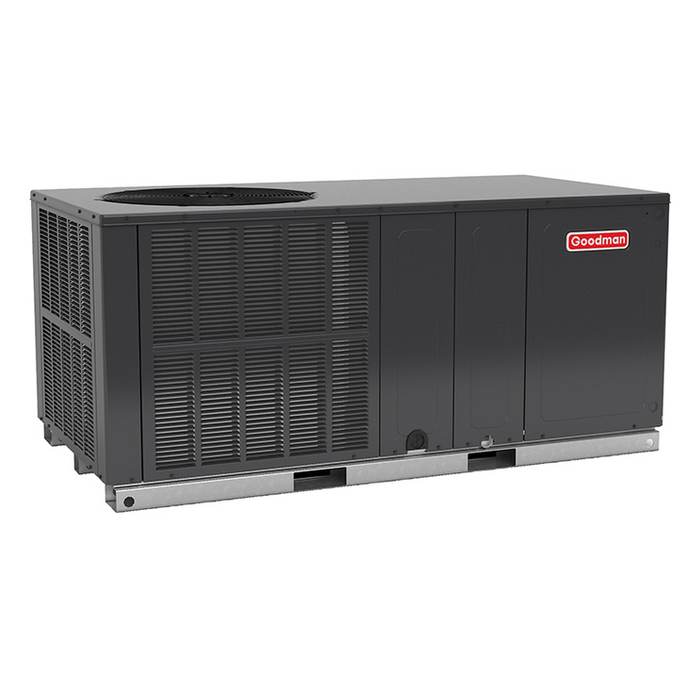 Goodman 2.5 Ton Packaged Air Conditioner 13.4 SEER2 Horizontal 10kW Heat Kit