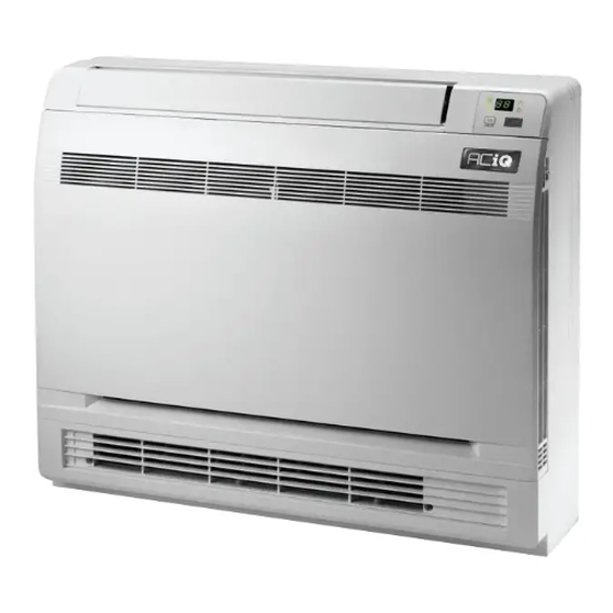ACiQ 12000 BTU Floor Mount Air Handler ACIQ-12FM-HH-MB Multi and Platinum Zone Heat Console 208/230V 1-Phase 60Hz