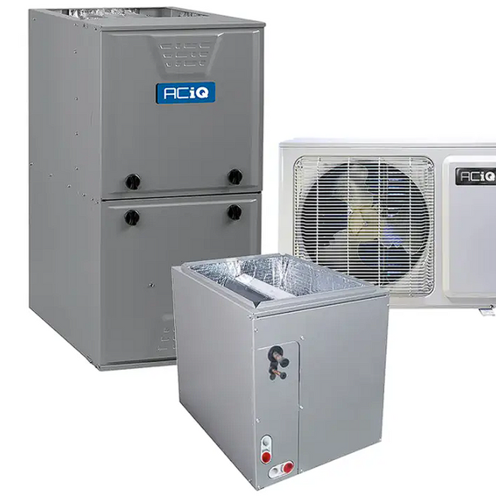 ACiQ Package Bundle: Heat Pump, Evaporator Coil and Gas Furnace