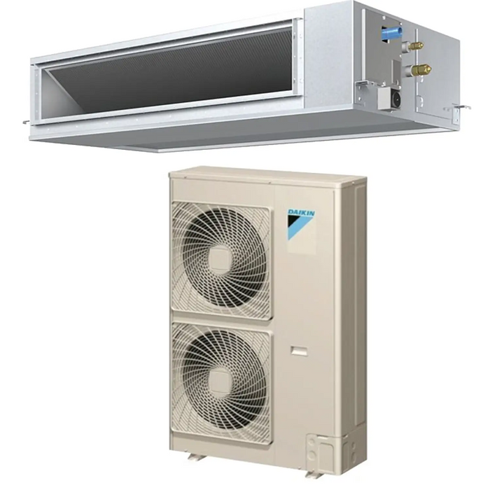 Daikin 4 Ton Mini Split Concealed Duct and Heat Pump System FBQ48PVJU 48000 BTU 14 SEER Single Zone