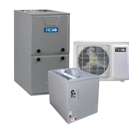 ACIQ 2 Ton Hybrid Gas Furnace and Inverter Heat Pump Condenser ACIQ-24-HPB with Extreme Heat 16.1 SEER2 80% AFUE 44000 BTU