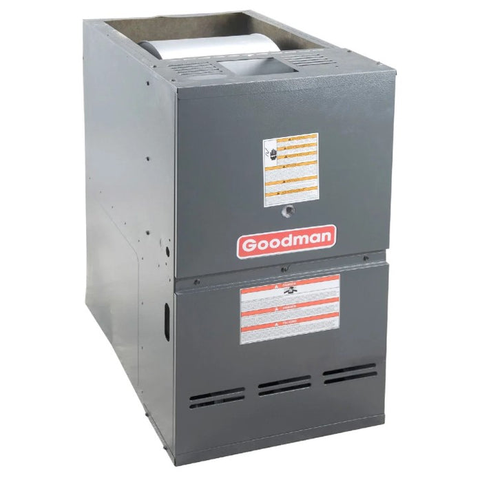 Goodman R32 80% AFUE Gas Furnace 100K BTU 21"W 2000 CFM Downflow/Horizontal