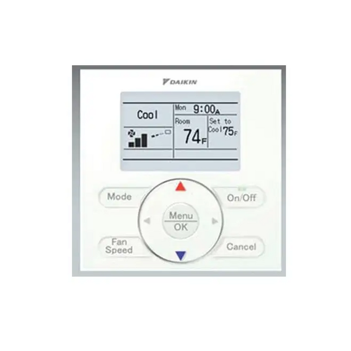 Daikin 3.5 Ton Mini Split Ceiling Cassette and Heat Pump System FCQ42TAVJU 42,000 BTU 17 SEER Single Zone