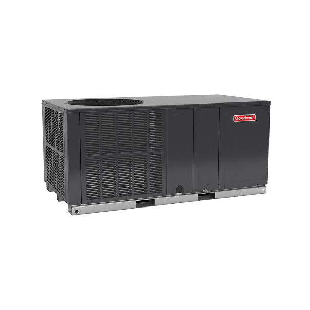 Goodman 2 Ton Packaged Air Conditioner 13.4 SEER2 Horizontal with 5kW Heat