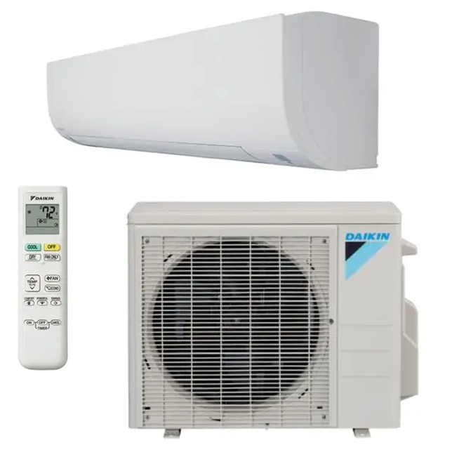 Daikin 1.25 Ton Mini Split Heat Pump FTX15NMVJUA 15000 BTU 20 SEER Single Zone Wall Mounted Aurora Series