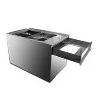 Furnace Return Air Box FB2428 with Filter Rack  24.5" x 28.5" 26 Gauge THK Galvanized Steel