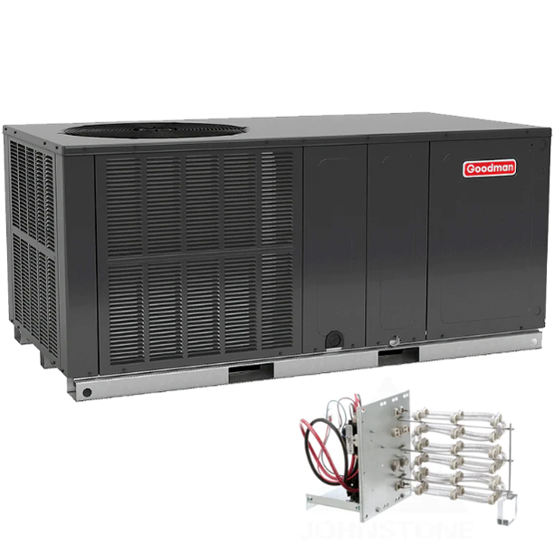 Goodman 3.5 Ton Packaged Air Conditioner 13.4 SEER2 Horizontal 8kW Heat Kit