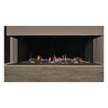 Sierra Flame 38-58" Toscana Gas Fireplace Double Glass Three-Side Peninsula