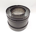 Sierra Flame Black Adapter for Boston 36 Fireplace Hard Pipe Connection