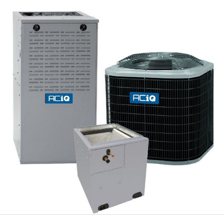 ACiQ 2 Ton 13.4 SEER2 Furnace Air Conditioner System Vertical 80% 45K BTU
