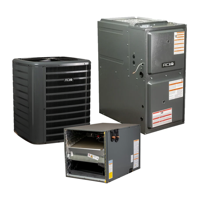 ACiQ 2 Ton 15.2 SEER2 AC Furnace System 60,000 BTU 92% AFUE Horizontal R32