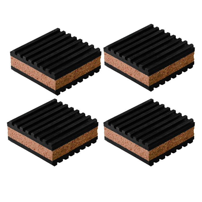 Anti-Vibration Isolation Pads MP-2C Rubber Cork 4 Pack