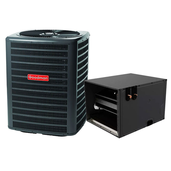 Goodman 2.5 Ton Air Conditioning System 15.2 SEER2 Horizontal-A 30" Cabinet